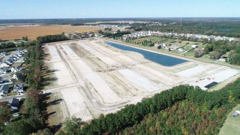Baxter Station subdivision — site grading